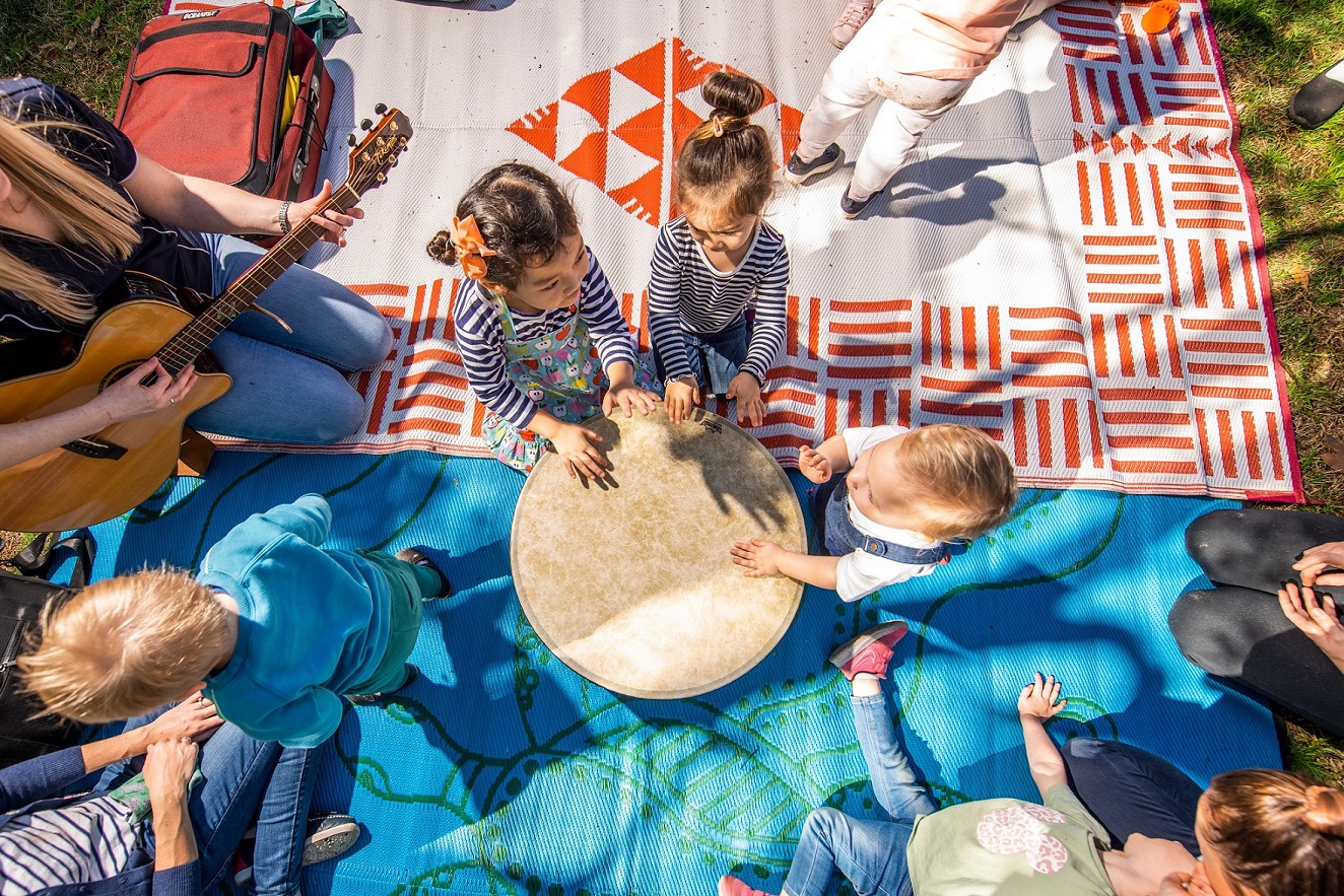 Drums and children