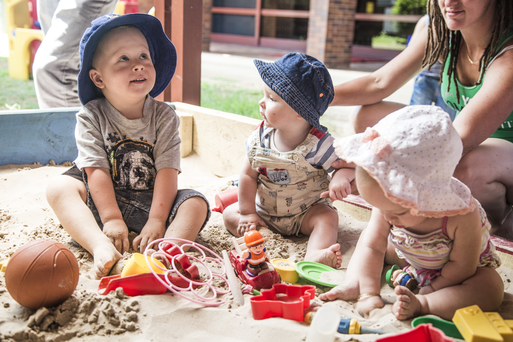 Children in sandpit