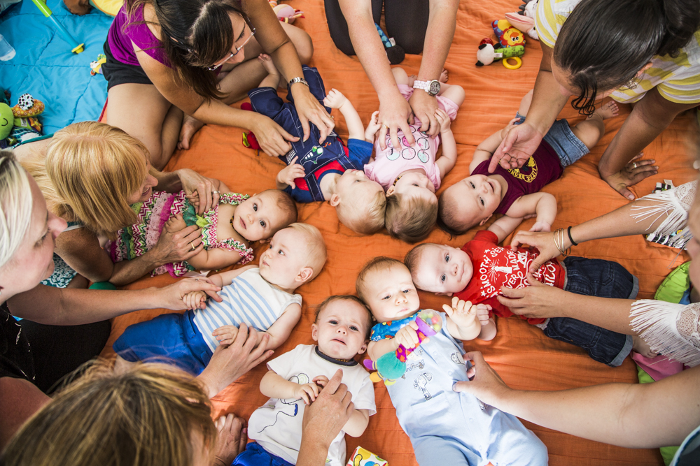 Babies and parents